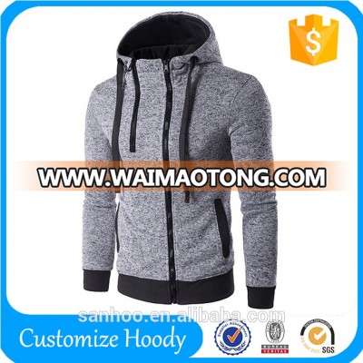 2017 Latest Custom Arrive Fashion Men's Hoodie Casual Sweatshirt Brand Sports Long Fleece Slim Zip Up Sportswear